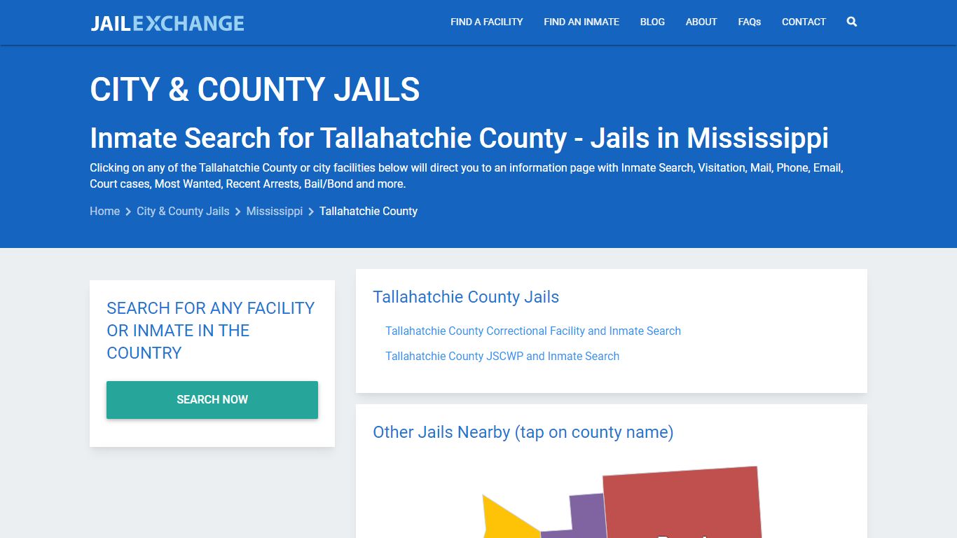 Inmate Search for Tallahatchie County | Jails in Mississippi